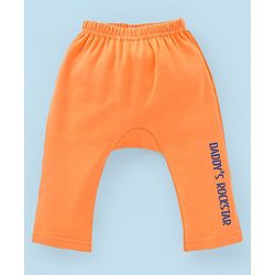 Babyhug Cotton Full Length Dino Print Diaper Leggings Pack Of 3 - Blue White & Orange