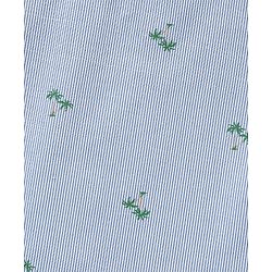 Babyhug Cotton Half Sleeves Palm Tree Printed Shirt - Blue