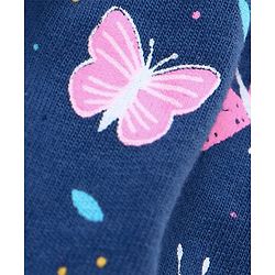 Babyhug Cotton Knit Bloomers Heart & Butterfly Print Pack of 3 - Pink White & Blue