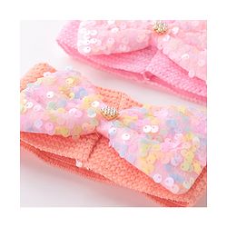 Babyhug Free Size Headbands with Bow Applique Pack of 3 - Multicolour
