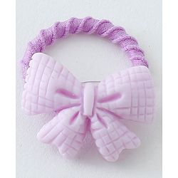 Babyhug Free Size Hair Rubber Bands Bow Design Pack of 10- Multicolor