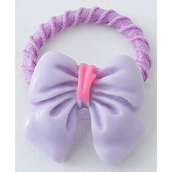 Babyhug Free Size Hair Rubber Bands Bow Design Pack of 20- Multicolor