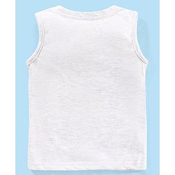 Babyhug 100% Cotton Half Sleeves Shirt With T-Shirt Text Print- Blue & White