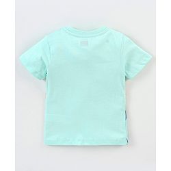 Babyhug Cotton Half Sleeves T-Shirt With Tree Print -Light Green