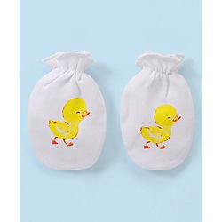Babyhug  Preemie 100 % Cotton Baby Clothing Gift Sets Pack of 5 - White & Yellow