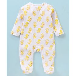 Babyhug  Preemie 100 % Cotton Baby Clothing Gift Sets Pack of 5 - White & Yellow