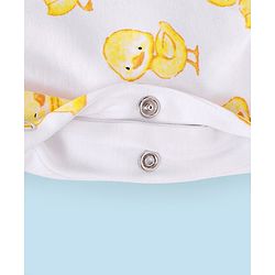 Babyhug  Preemie 100 % Cotton Baby Clothing Gift Sets Pack of 5 - White & Yellow
