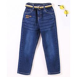 Babyhug Boy Jeans 12 With Mock Fly  -18M Blue