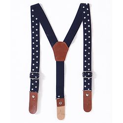 Babyhug Cotton Washed Denim Solid Full Length Jeans With Suspender  Fly With Zipper -  Blue