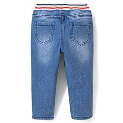 Babyhug Full Length Jeans Tropicool Vibe - Blue