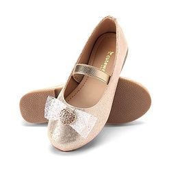 Cute Walk By Babyhug Strap Closure Bellies With Heart Applique - Golden