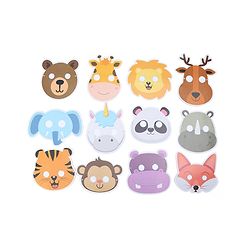 Babyhug Animal Face Mask- 12 Pieces