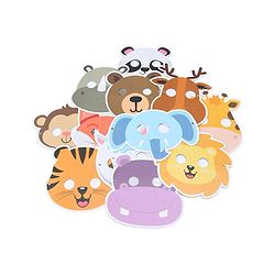 Babyhug Animal Face Mask- 12 Pieces