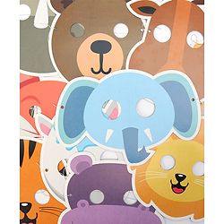 Babyhug Animal Face Mask- 12 Pieces