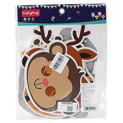 Babyhug Animal Face Mask- 12 Pieces
