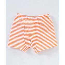 Babyhug 100% Cotton Briefs Striped Pack of 3 - Blue Orange & Green