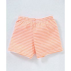 Babyhug 100% Cotton Briefs Striped Pack of 3 - Blue Orange & Green