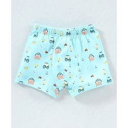 Babyhug 100% Cotton Briefs Striped Pack of 3 - Blue Orange & Green