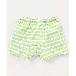 Babyhug 100% Cotton Briefs Stripes & Dino Print Pack of 3- Orange & Blue