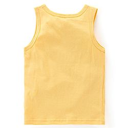 Babyhug 100 % Cotton Sando Vests Stars & Bear Print Pack of 5- Blue & Orange