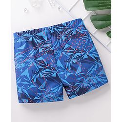 Babyhug Quick Dry Swimming Trunk Stars Print- Blue