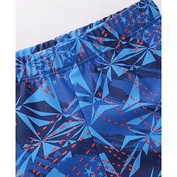 Babyhug Quick Dry Swimming Trunk Stars Print- Blue