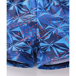 Babyhug Quick Dry Swimming Trunk Stars Print- Blue