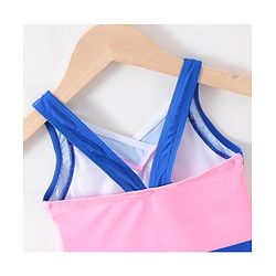 Babyhug Sleeveless Solid Frock Swimsuit- Pink