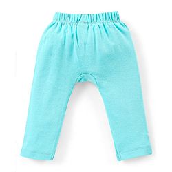 Babyhug Cotton Full Length Diaper Leggings Stripes & Train Print Pack of 3- Blue & White