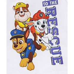 Babyhug Cotton Half Sleeves T-Shirt With Paw Patrol Print- White