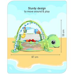 Babyhug 3 in 1 Baby Play Gym Turtle - Green