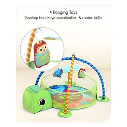 Babyhug 3 in 1 Baby Play Gym Turtle - Green