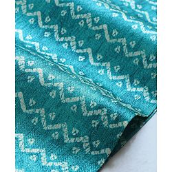 Babyhug Silk Full Sleeves Kurta & Pajama Set Digital Print - Light Blue