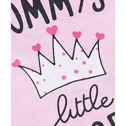 Babyhug 100% Cotton Half Sleeves Tee with Text Print - Pink