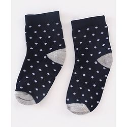 Cutewalk By Babyhug Anti Bacterial Ankle Length Socks Polka Dot Design Pack of 5- Pink Yellow & Blue