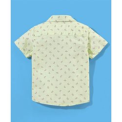 Babyhug 100% Cotton Half Sleeve Shirt Watermelon Print - Green