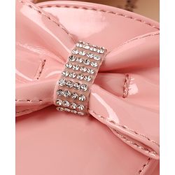 Cute walk by Babyhug Slip On Bellies with Bow Applique - Pink