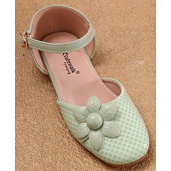 Cute Walk by Babyhug Bellies with Buckle Closure Floral Applique - Pink