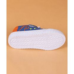 Cute Walk by Babyhug Velcro Closure with Dino Embroidered Casual Shoes - Blue