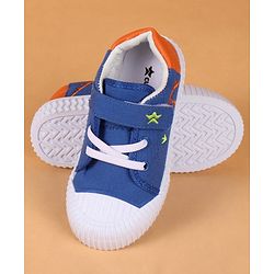 Cute Walk by Babyhug Velcro Closure with Dino Embroidered Casual Shoes - Blue