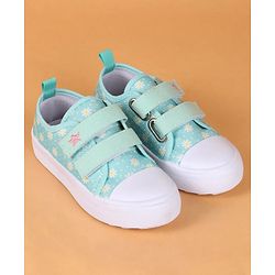 Cute Walk by Babyhug Velcro Closure Casual Shoes - Green