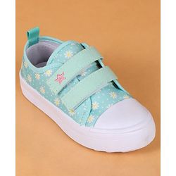 Cute Walk by Babyhug Velcro Closure Casual Shoes - Green