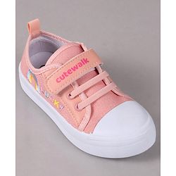 Cute Walk by Babyhug Velcro Closure Casual Shoes - Pink