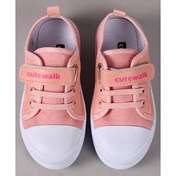 Cute Walk by Babyhug Velcro Closure Casual Shoes - Pink