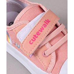 Cute Walk by Babyhug Velcro Closure Casual Shoes - Pink