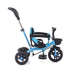 Babyhug Plug & Play Gladiator Tricycle With Parental Push Handle & Cushion Seat - Blue