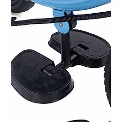 Babyhug Plug & Play Gladiator Tricycle With Parental Push Handle & Cushion Seat - Blue