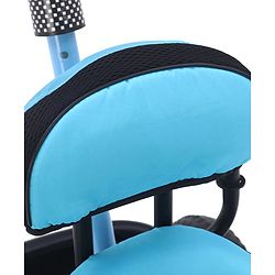 Babyhug Plug & Play Gladiator Tricycle With Parental Push Handle & Cushion Seat - Blue