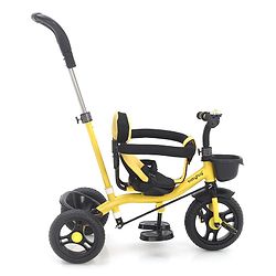 Babyhug Plug & Play Gladiator Tricycle With Parental Push Handle & Cushion Seat - Yellow