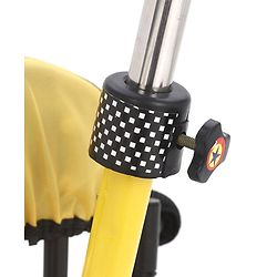 Babyhug Plug & Play Gladiator Tricycle With Parental Push Handle & Cushion Seat - Yellow